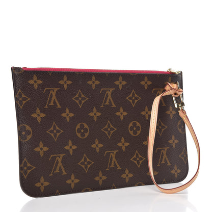 Louis Vuitton Monogram Neverfull MM GM Pochette Pivoine 3 of 9