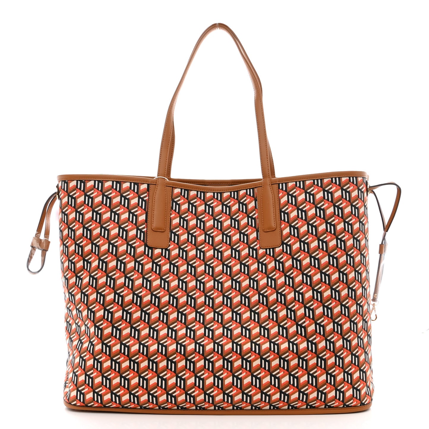 Visetos Large Liz Reversible Shopper Tote Cognac