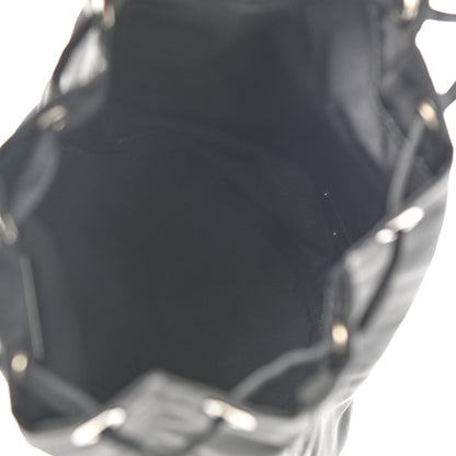 Prada Saffiano Tessuto Nylon Vela Bucket Wristlet Black 4 of 8