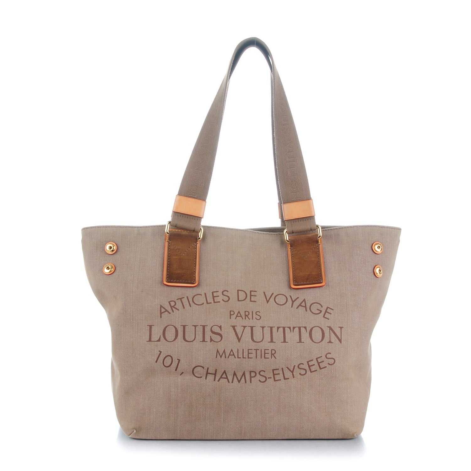 Louis Vuitton Denim Articles de Voyage Cabas Argile 1 of 7