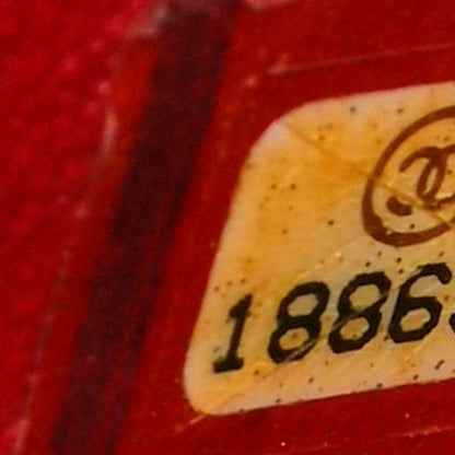 Chanel Caviar Quilted Mini Rectangular Flap Red 7 of 10