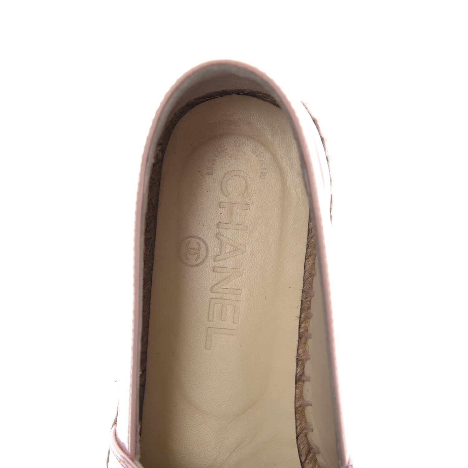Chanel Patent CC Espadrilles 36 Pink 8 of 10