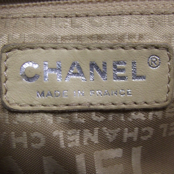 Chanel Patent Quilted Flap Chain Bag Beige 8 of 11
