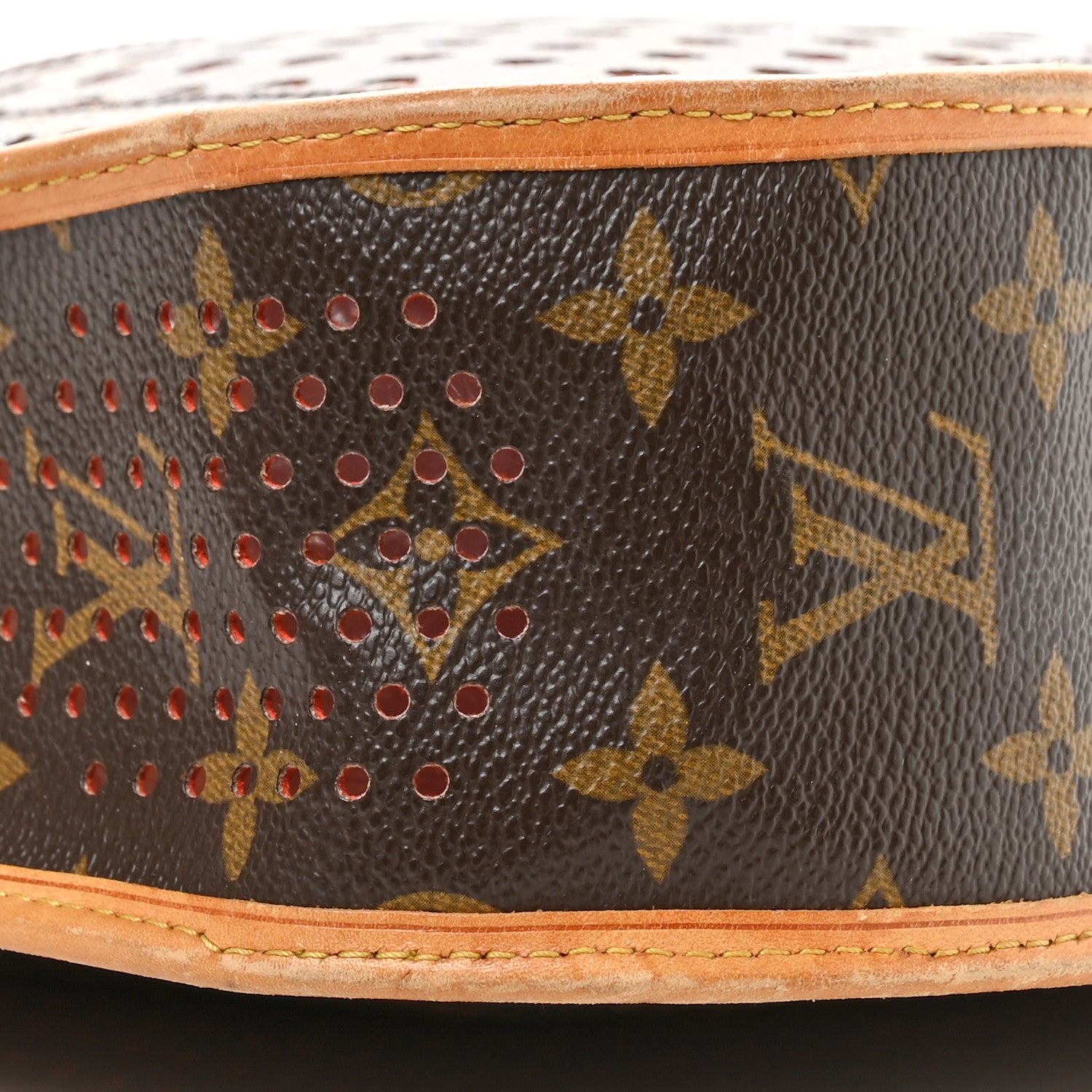 Louis Vuitton Monogram Perforated Musette Orange 9 of 10