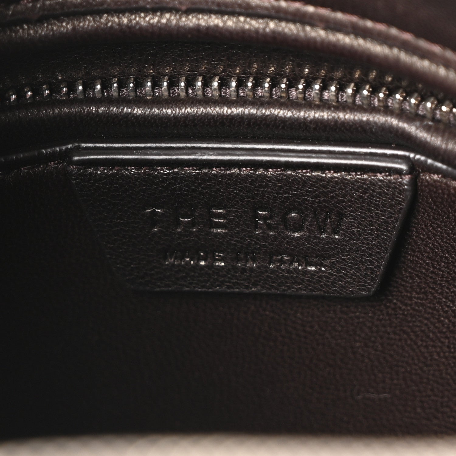 The Row Matte Grained Calfskin India 10 Deep Brown 10 of 17