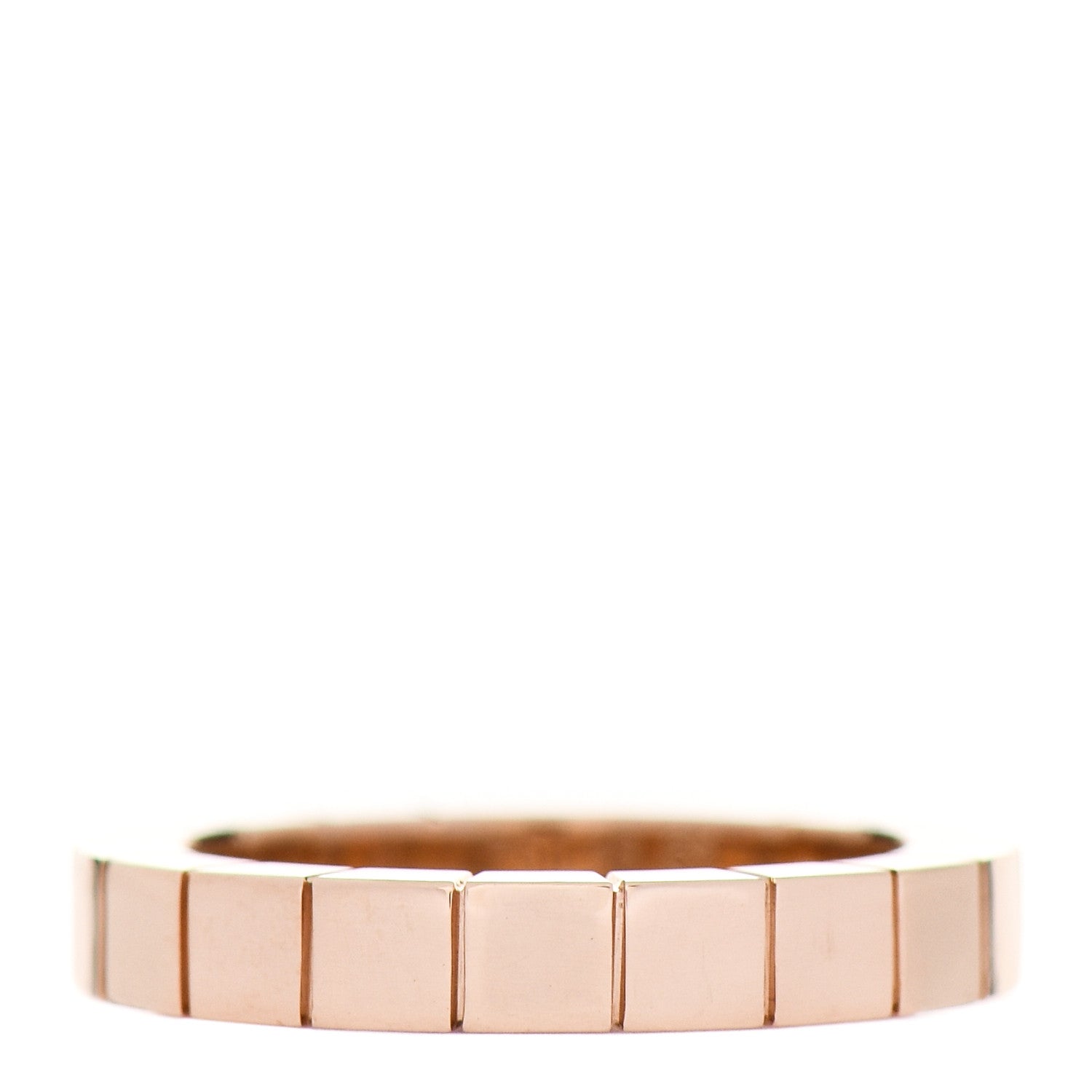 Cartier 18K Pink Gold 3mm Lanieres Ring 46 3.75 3 of 4