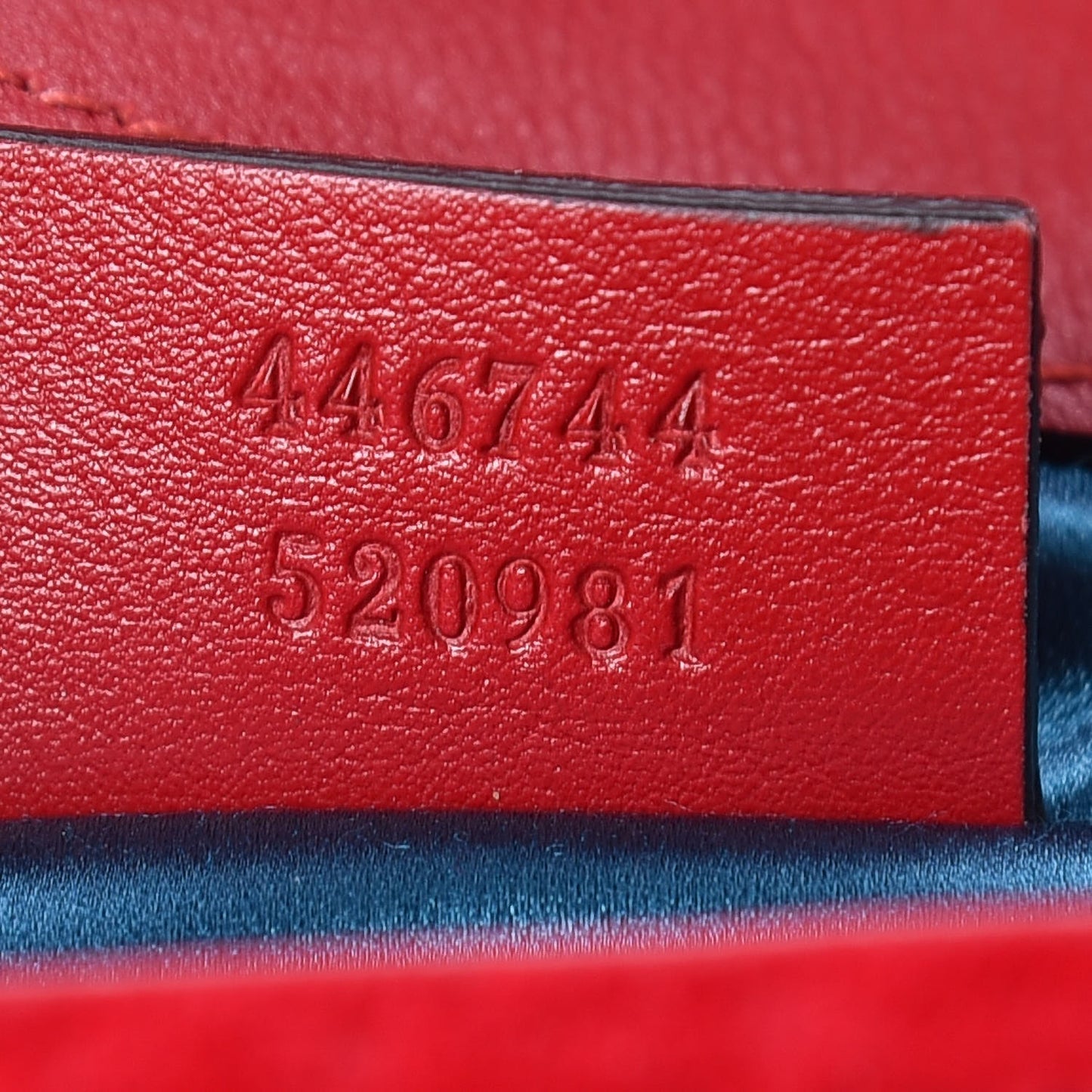 Velvet Matelasse Mini GG Marmont Shoulder Bag Hibiscus Red