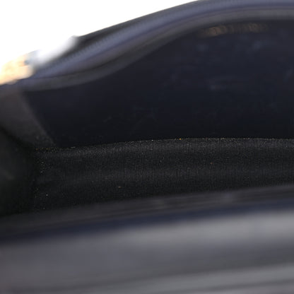 Chanel Lambskin Quilted Wallet On Chain WOC Navy Blue 6 of 18