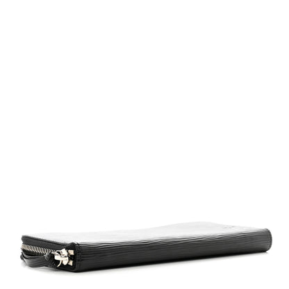 Louis Vuitton Epi Clemence Wallet Black 4 of 6