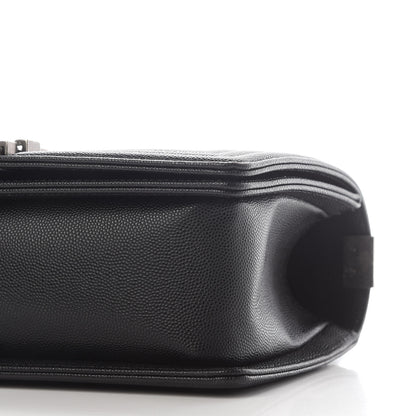 Chanel Caviar Quilted Medium Boy Flap Black 9 of 9