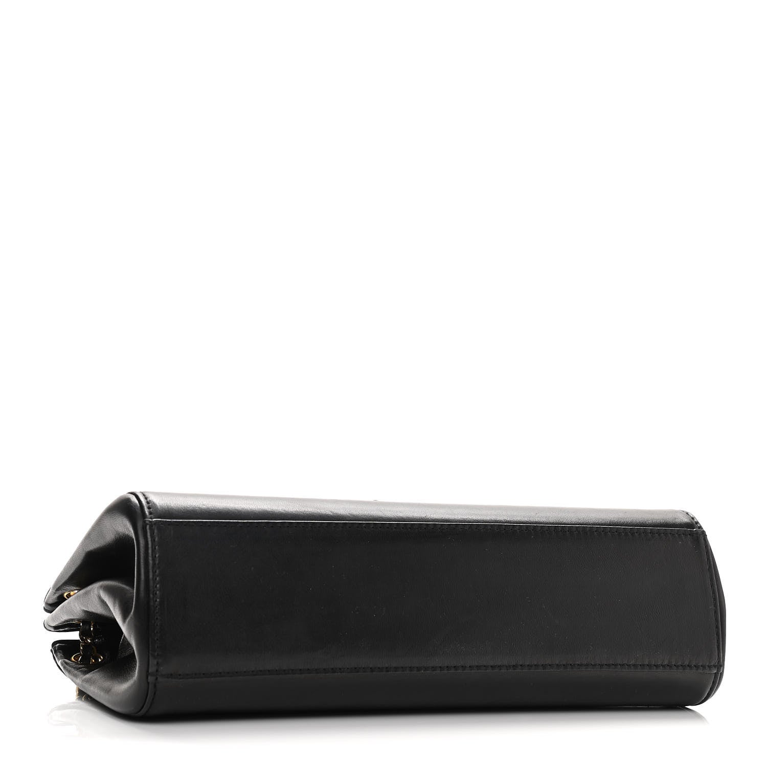 Chanel Lambskin Chocolate Bar Accordion Mademoiselle Black 4 of 10