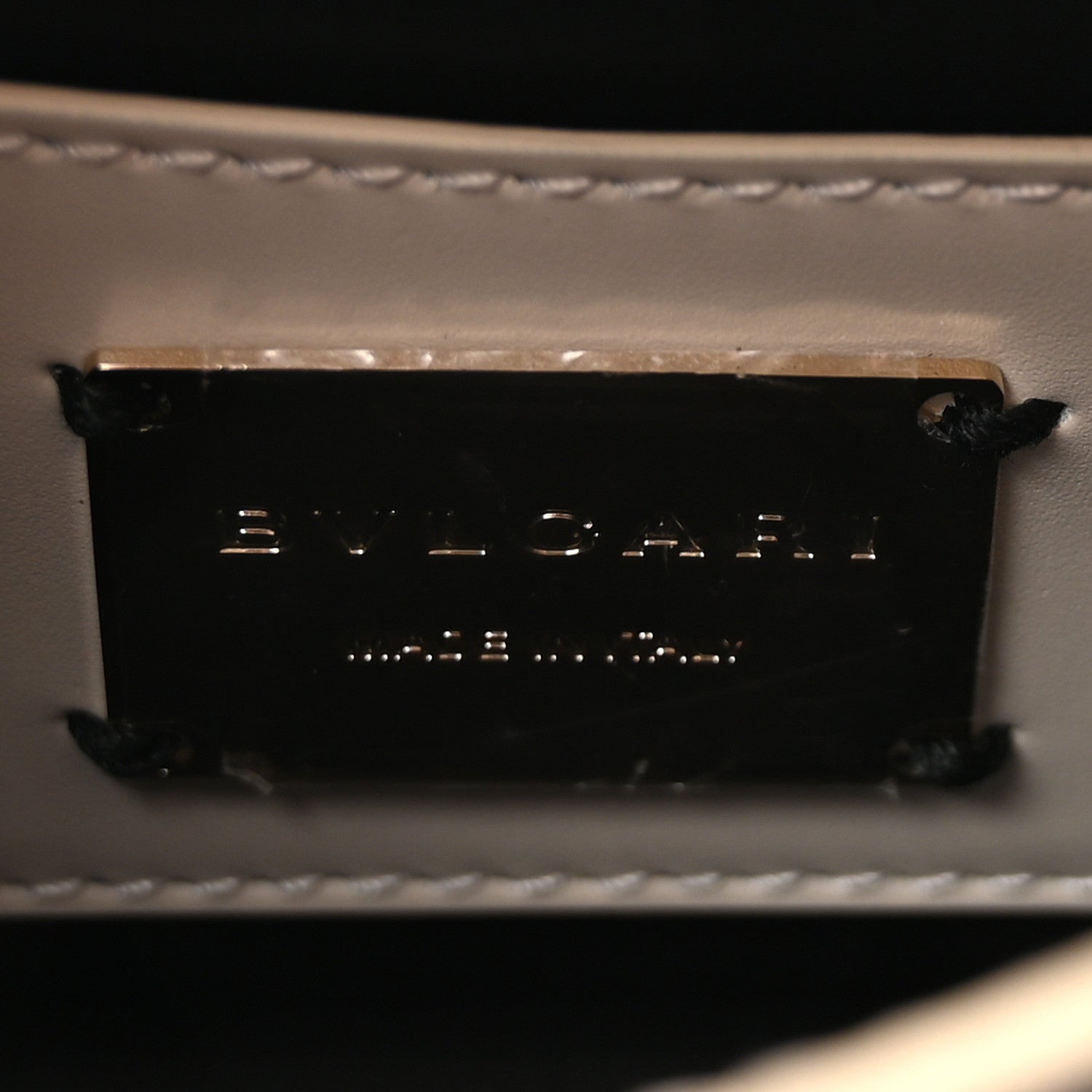 Bulgari Calfskin Woven Chain Serpenti Forever Crossbody Bag White 6 of 9