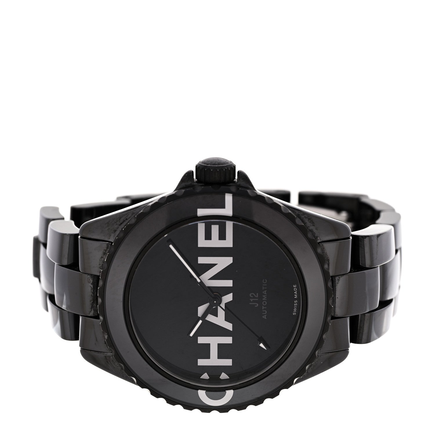Chanel Stainless Steel Ceramic 38mm J12 Wanted de Chanel Automatic Watch Black 2 of 4