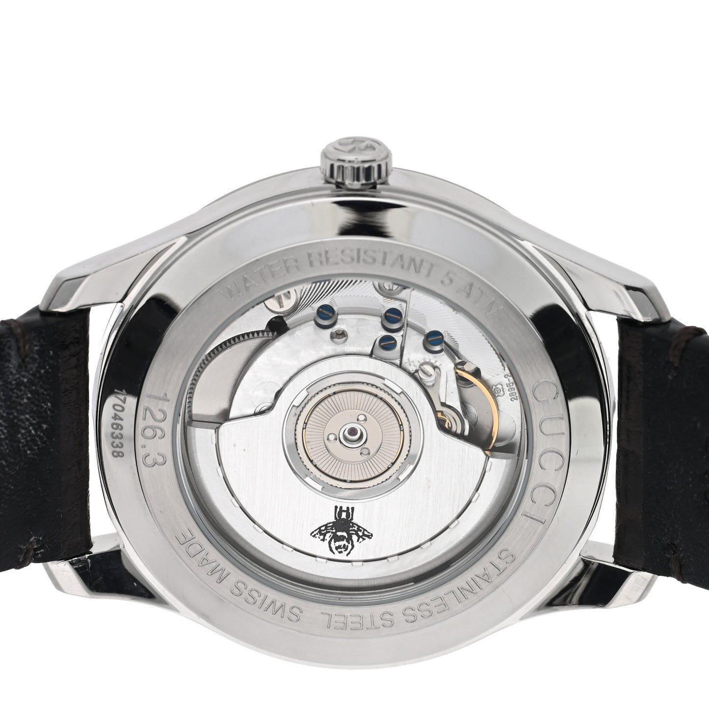 Stainless Steel Alligator 40mm G-Timeless Charm Automatic Watch