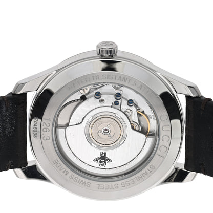 Gucci Stainless Steel Alligator 40mm G-Timeless Charm Automatic Watch 4 of 5