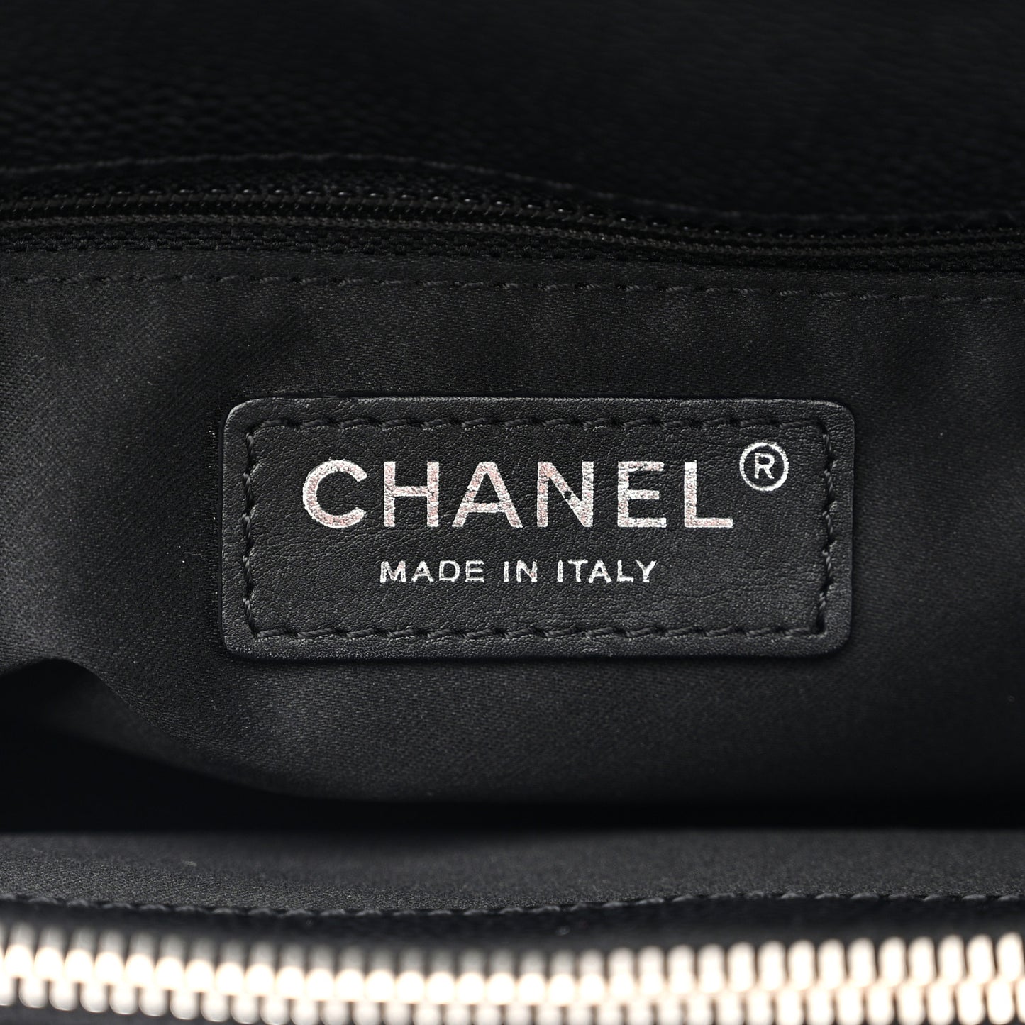 Caviar Quilted Grand Shopping Tote GST Black