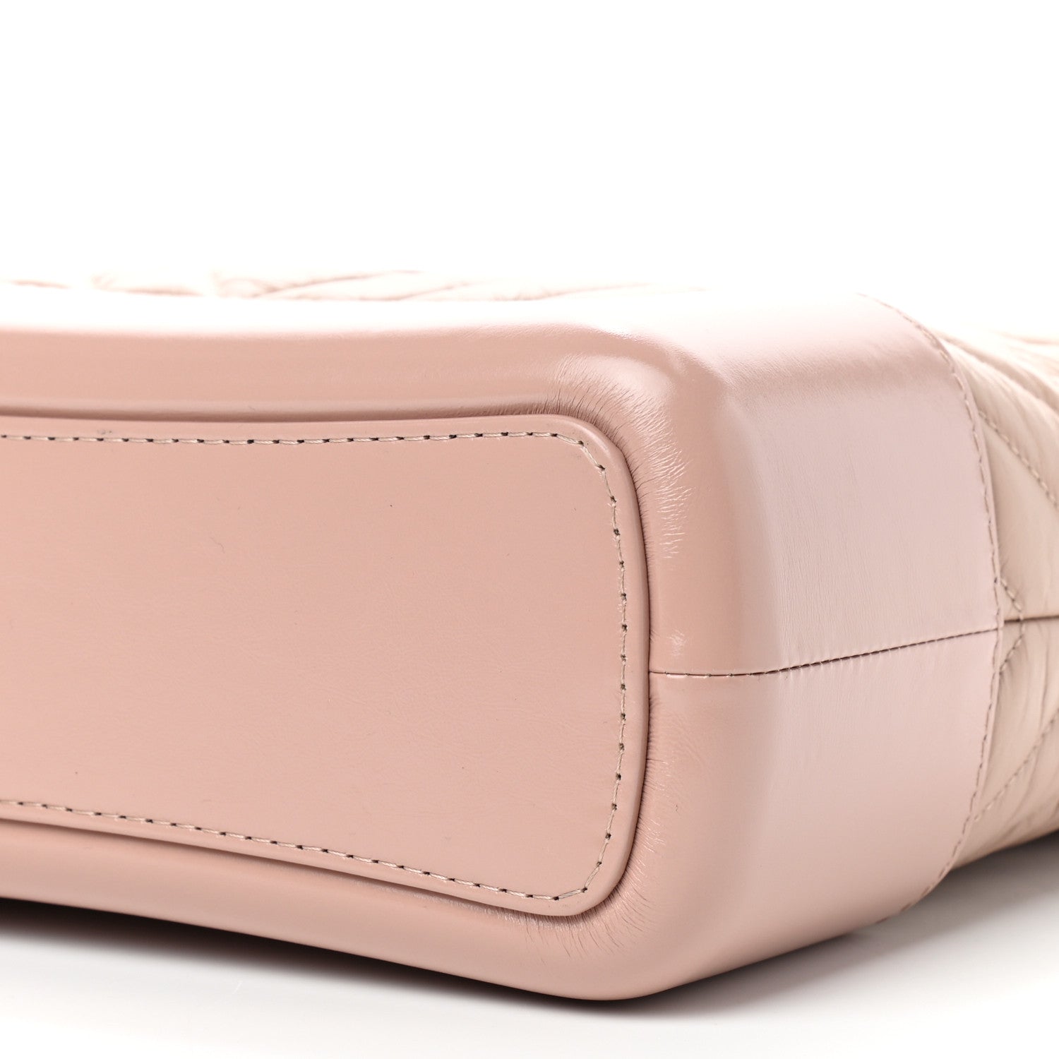 Chanel Aged Calfskin Chevron Quilted Medium Gabrielle Hobo Pink 9 of 9