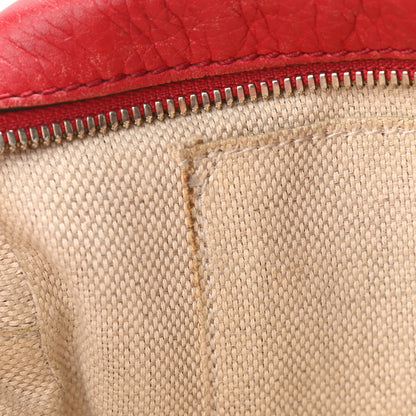 Gucci Pebbled Calfskin Small Soho Disco Bag Tabasco Red 11 of 15