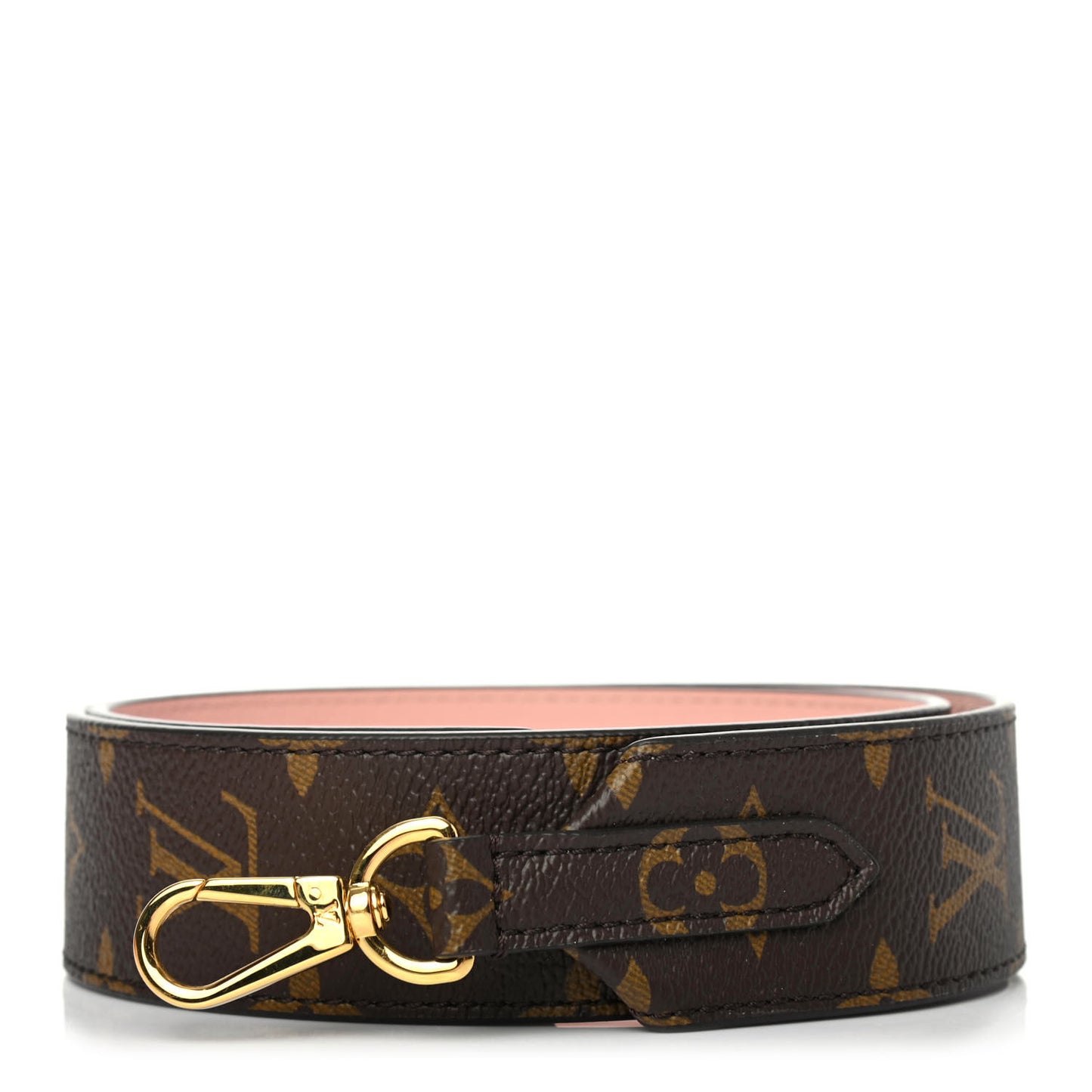 Monogram Bandouliere Shoulder Strap Rose Poudre