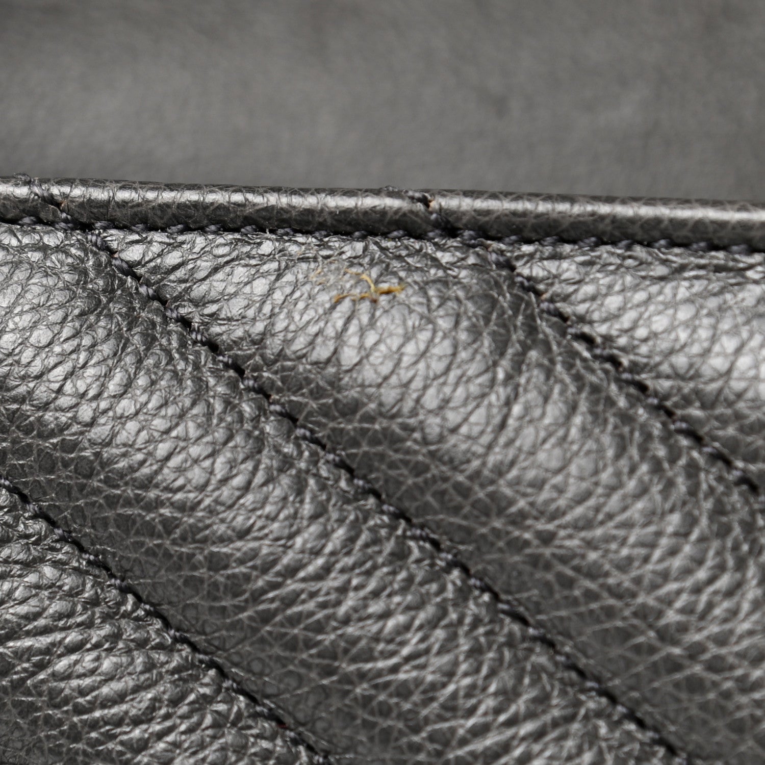 Saint Laurent Calfskin Matelasse Chevron Monogram Large College Satchel Light Coal 8 of 10