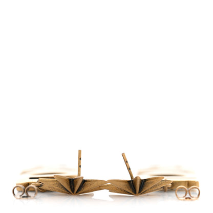 Gucci Gold Crystal Loved Single Earrings Multi 3 of 5