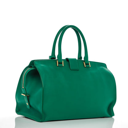 Saint Laurent Calfskin Medium Classic Y Cabas Green 3 of 7