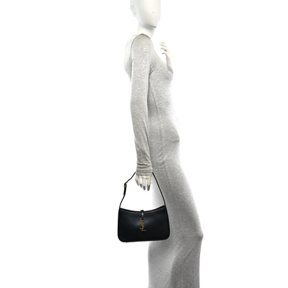 Saint Laurent Smooth Calfskin Le 5 A 7 Hobo Black 2 of 10