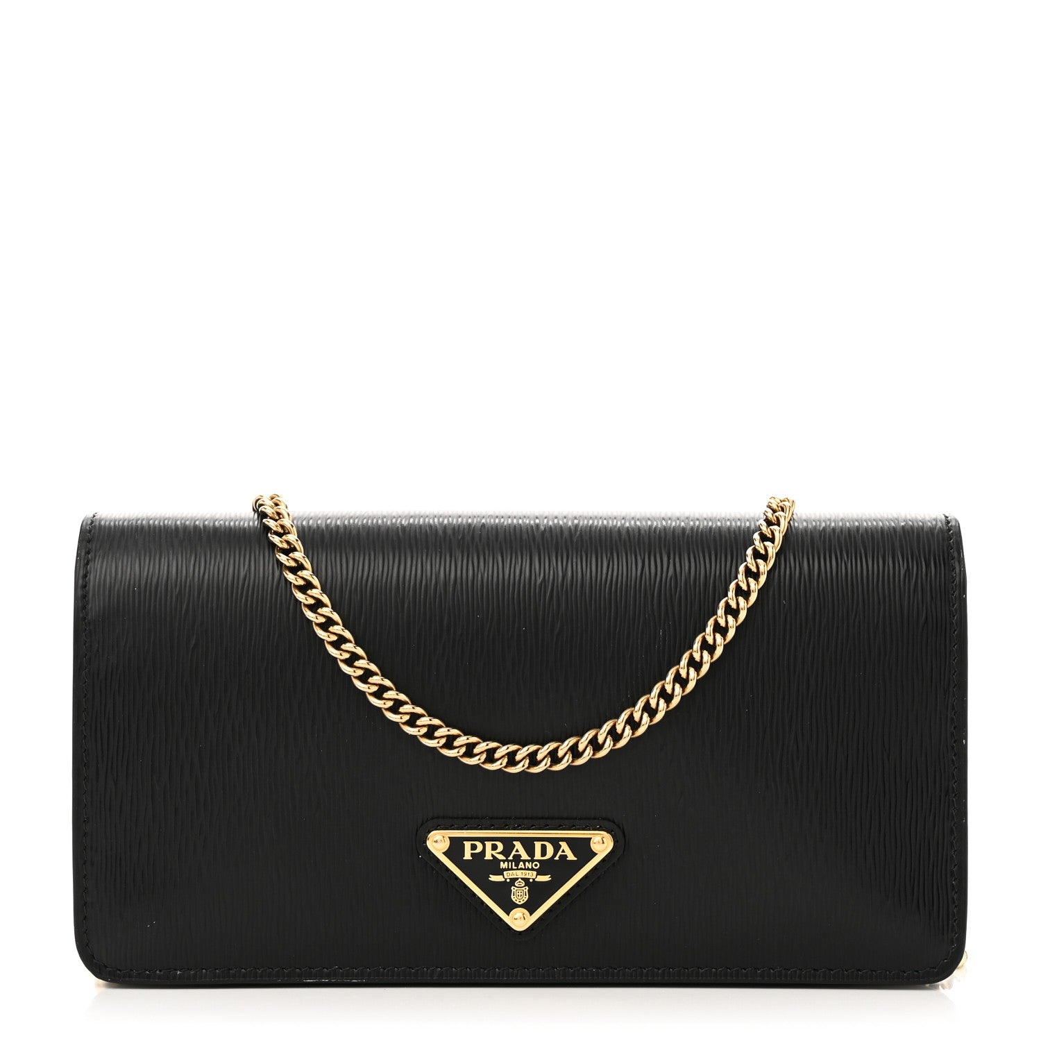 Prada Vitello Move Triangle Logo Miniborse Black 1 of 10