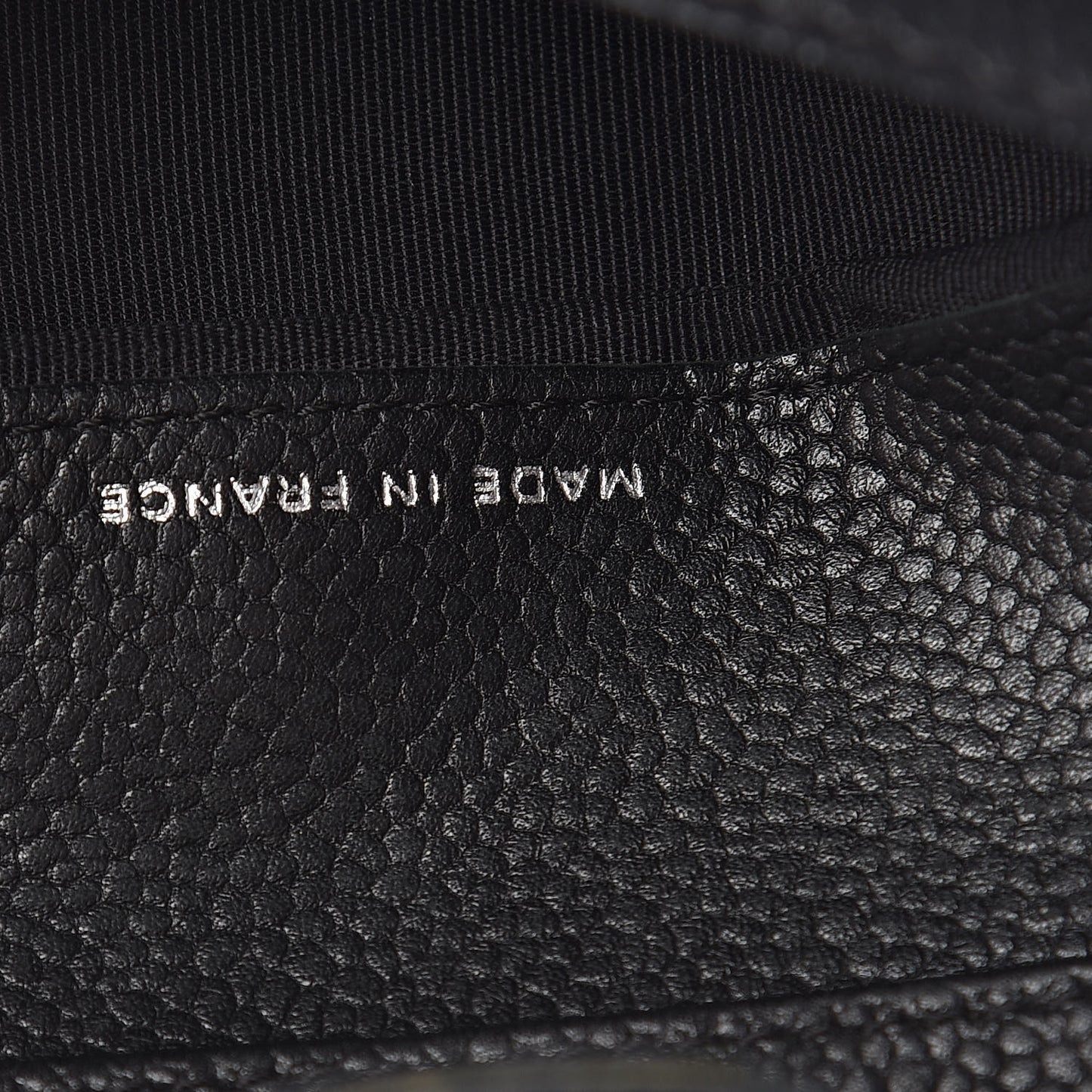 Caviar Quilted Large Gusset Flap Wallet Black