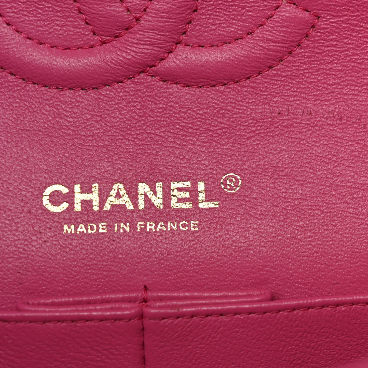 Lambskin Quilted Medium Double Flap Pink