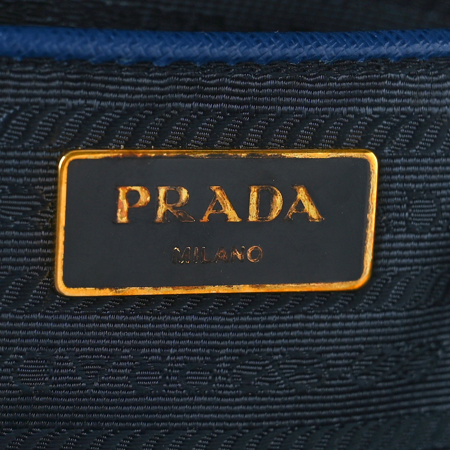Prada Saffiano Lux Large Double Zip Tote Bluette 6 of 8