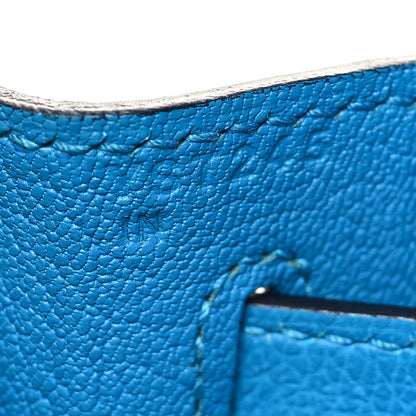 Hermes Evercolor Kelly Retourne 28 Bleu Frida 7 of 13