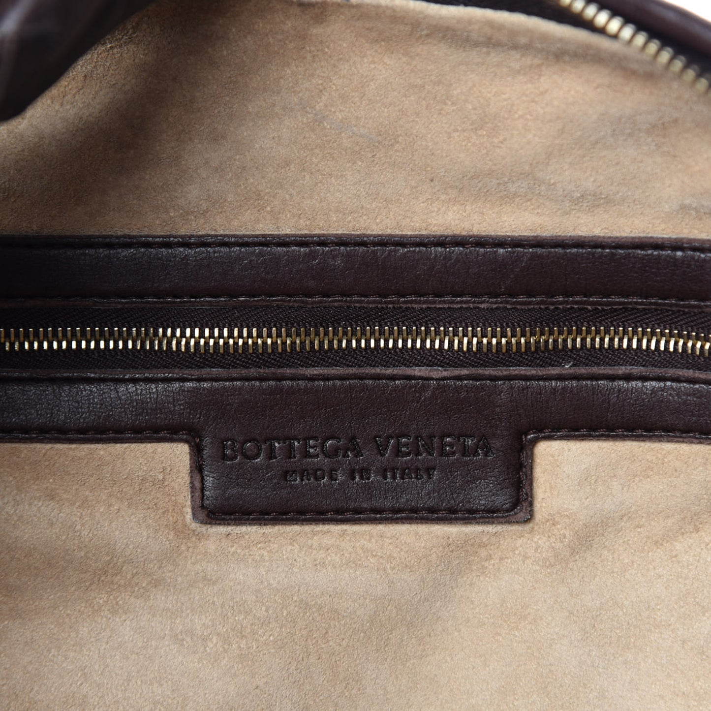 Nappa Intrecciato Large Veneta Hobo Ebano