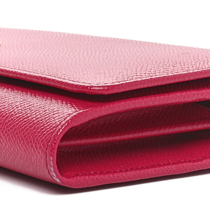 Dolce & Gabbana Dauphine Mini Miss Sicily Chain Wallet Pink 9 of 10