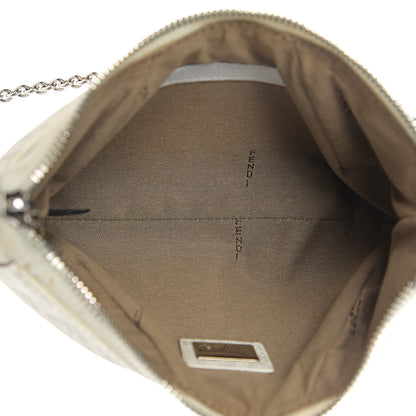Fendi Zucchino Spalmati Forever Pochette White 4 of 11