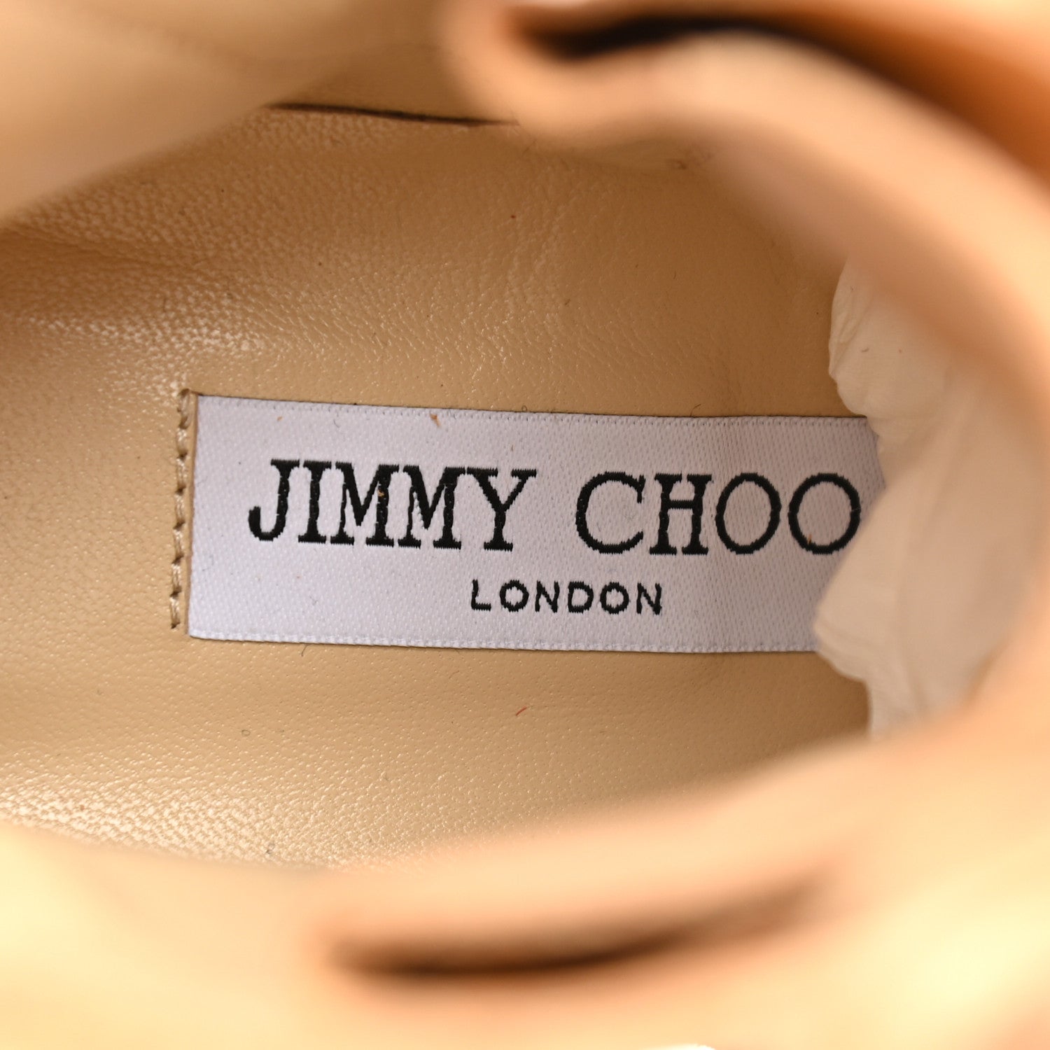 Jimmy Choo Suede Crystal Embellished Cora Flat Combat Boots 40 Caramel 7 of 8
