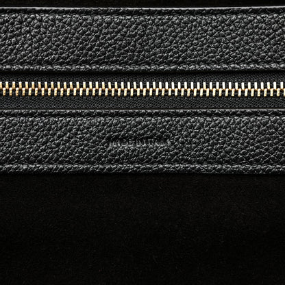 Celine Soft Grained Calfskin Medium Belt Cabas Phantom Black 6 of 10