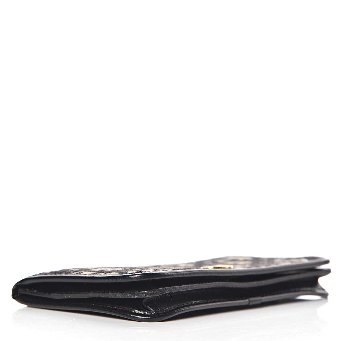 Monogram Flap Wallet Black