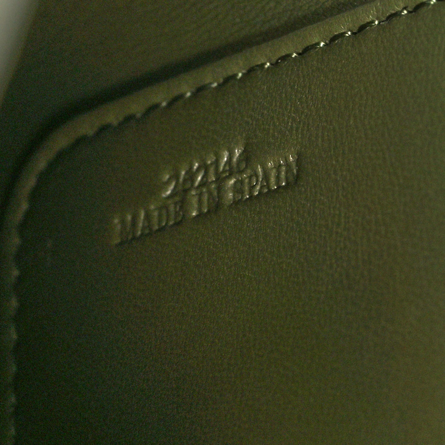 Jacquard Anagram Calfskin Goya Bag Green Avocado