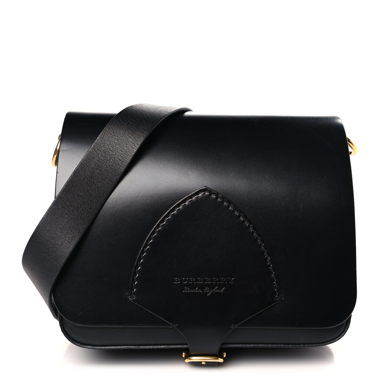 Burberry Smooth Calfskin Square Satchel Black 2 of 10