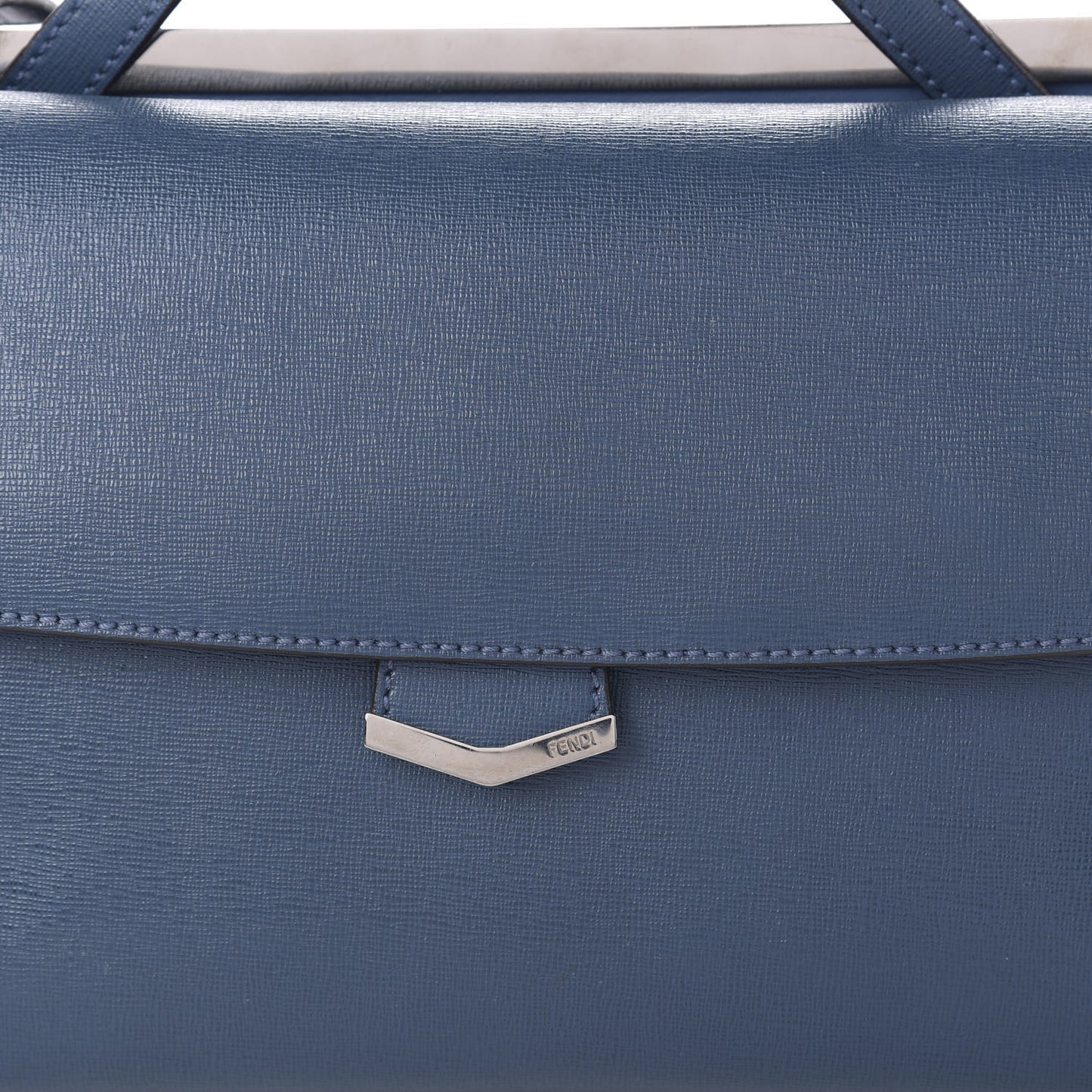 Vitello Elite Flamingo Demi Jour Shoulder Bag Blue