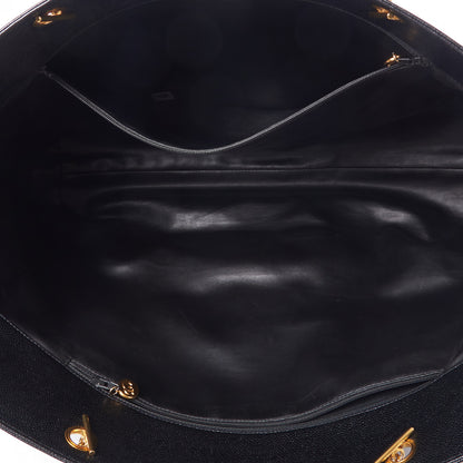 Chanel Caviar CC Tote Black 7 of 9