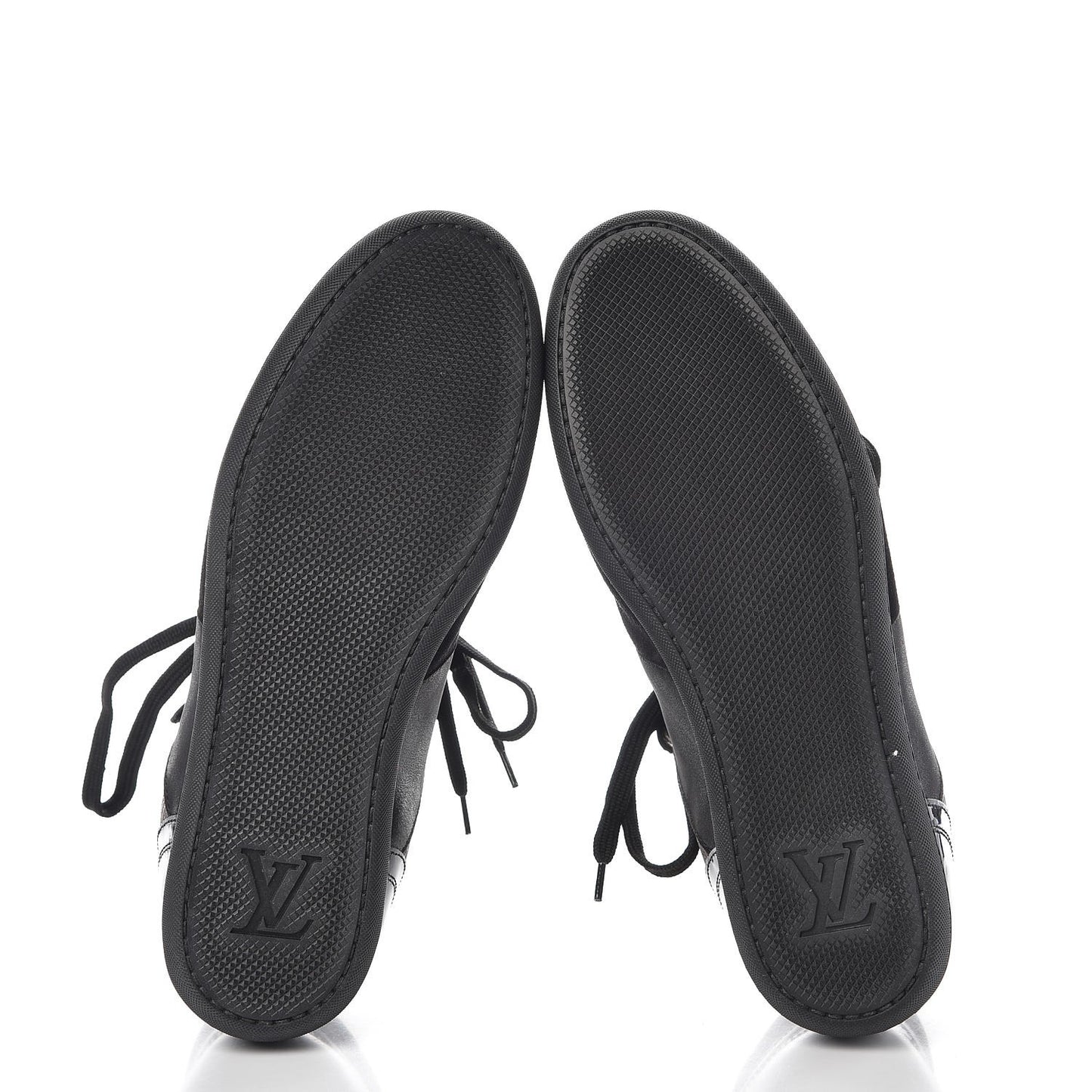 Suede Patent Monogram Move Up Sneakers 36 Black
