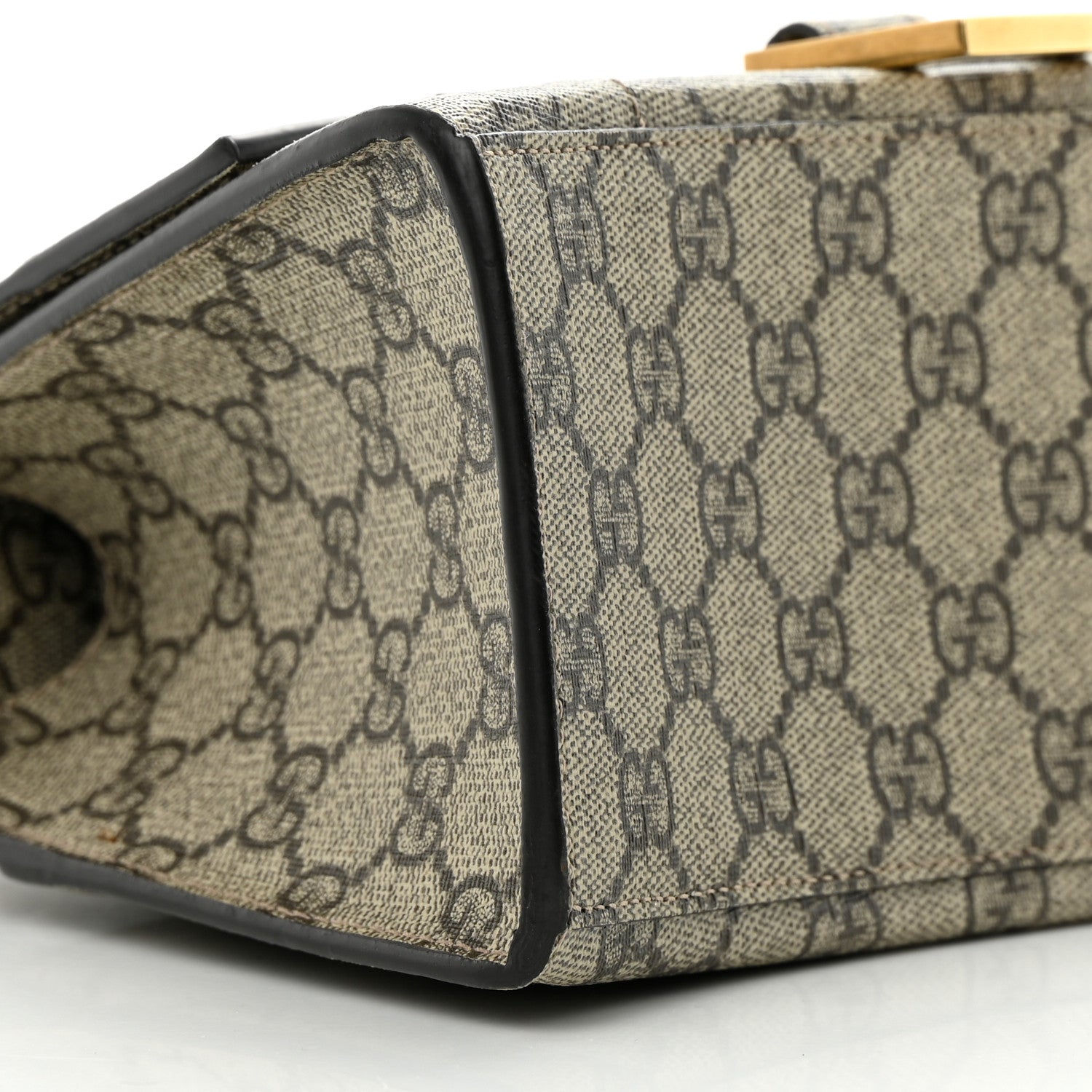 Balenciaga X GUCCI GG Supreme Monogram Small Hourglass Top Handle Bag Beige Ebony 9 of 13