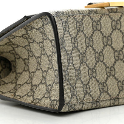 Balenciaga X GUCCI GG Supreme Monogram Small Hourglass Top Handle Bag Beige Ebony 9 of 13