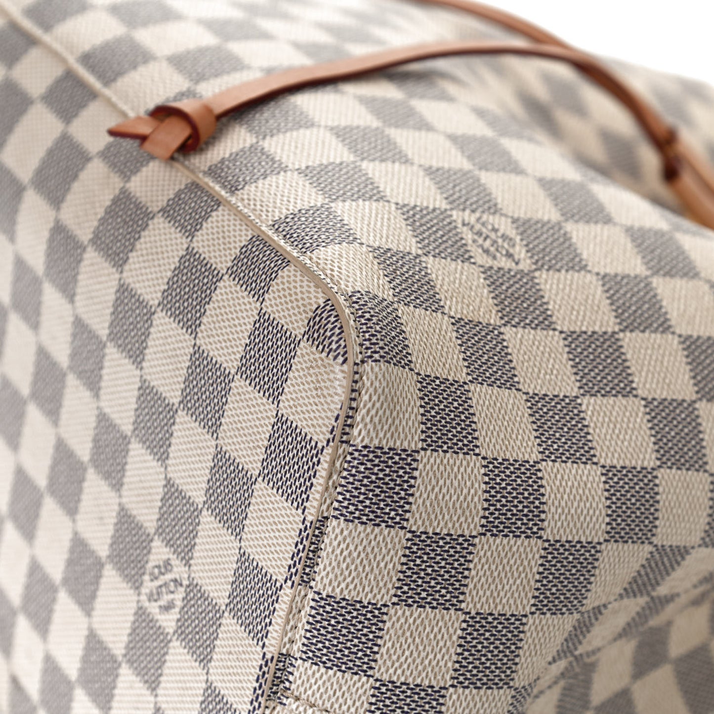 Damier Azur Braided Neonoe MM Peach Cream