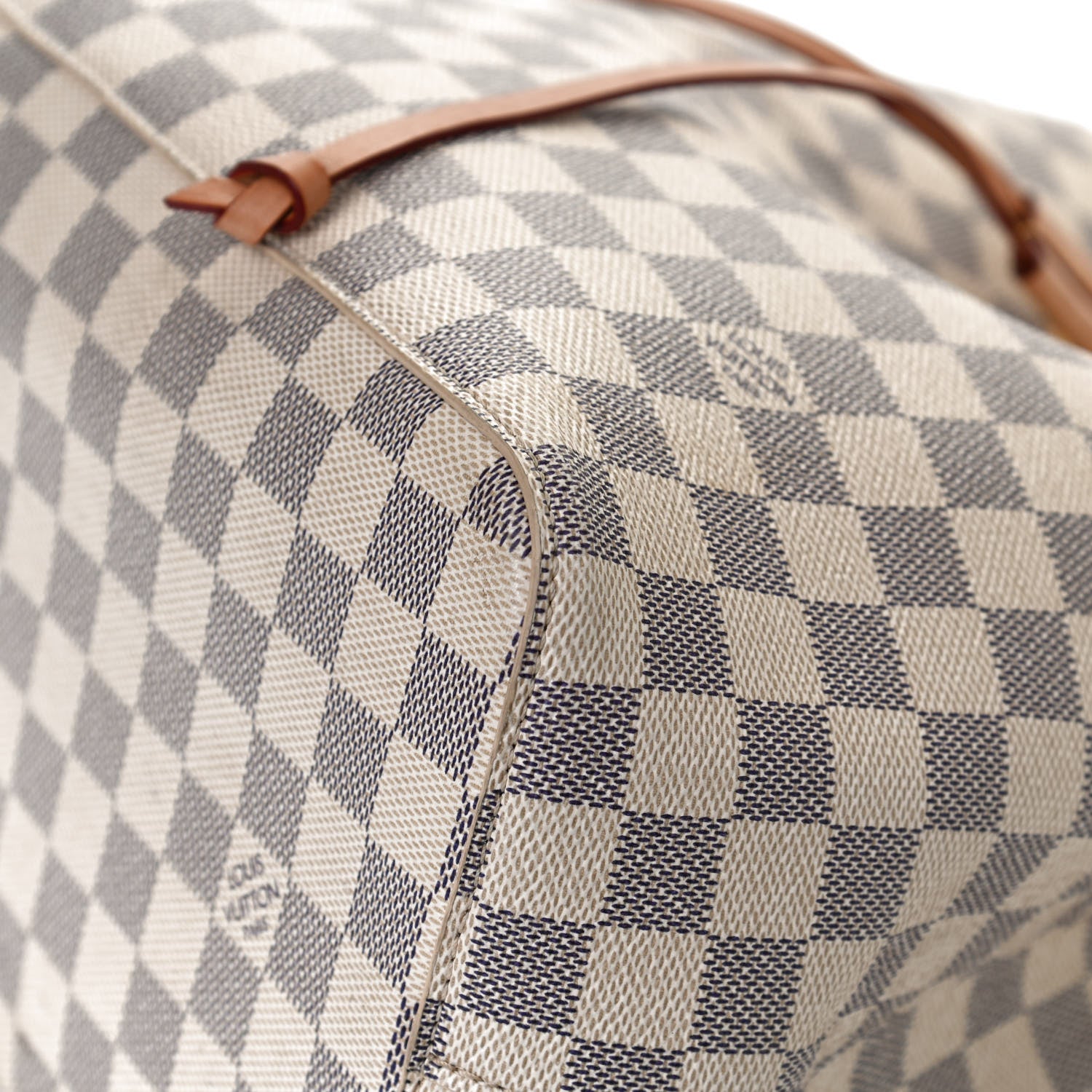 Louis Vuitton Damier Azur Braided Neonoe MM Peach Cream 12 of 12