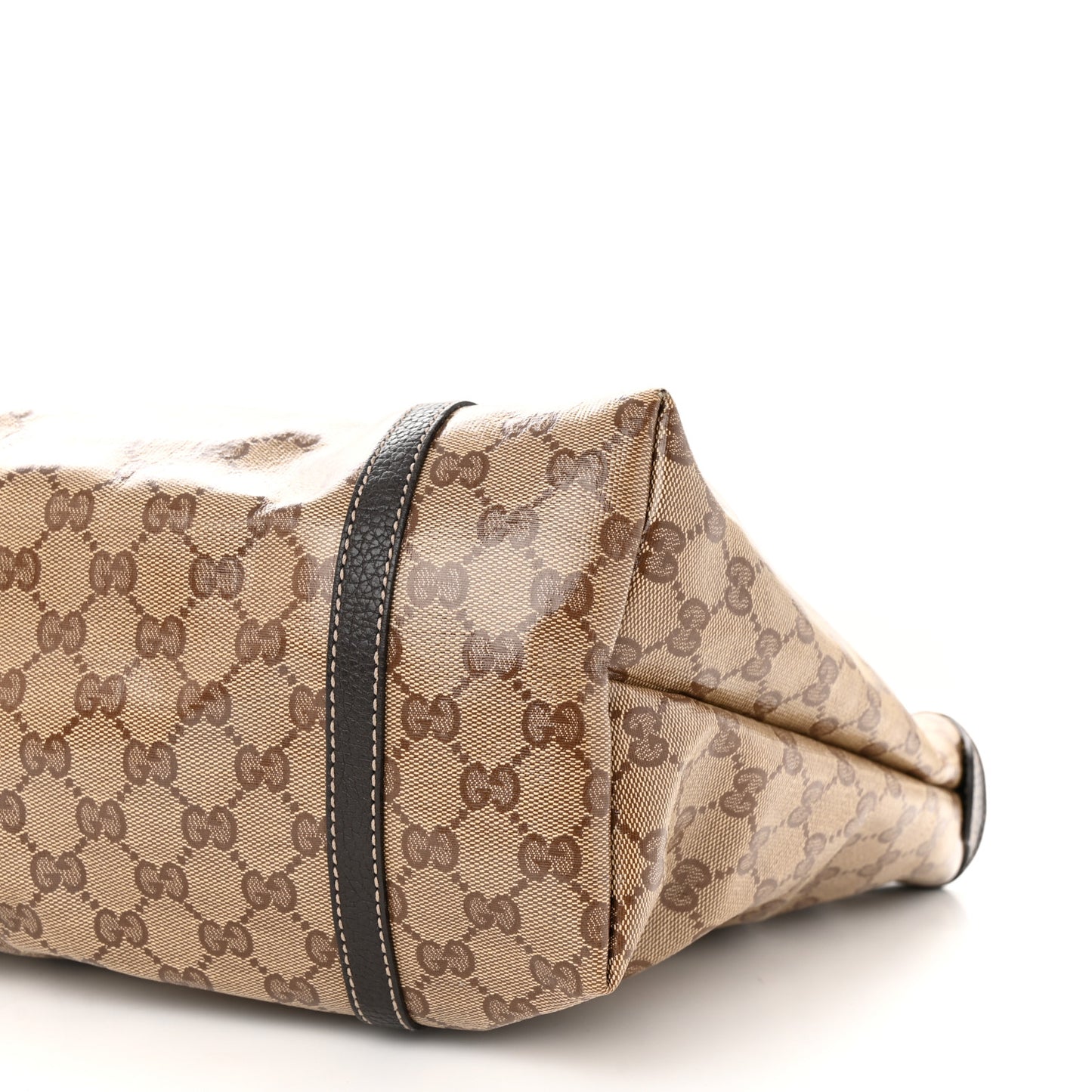 Crystal Monogram Medium Joy Tote Beige Ebony Testa Di Moro