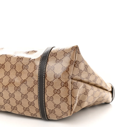 Gucci Crystal Monogram Medium Joy Tote Beige Ebony Testa Di Moro 10 of 10
