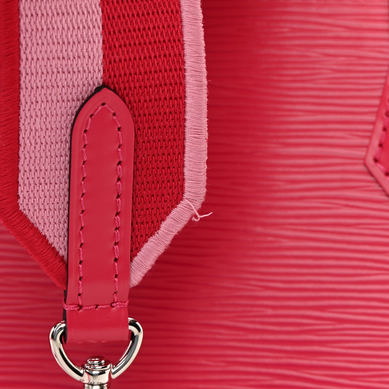 Louis Vuitton Epi Jacquard Alma BB Rose Pondicherry 12 of 13